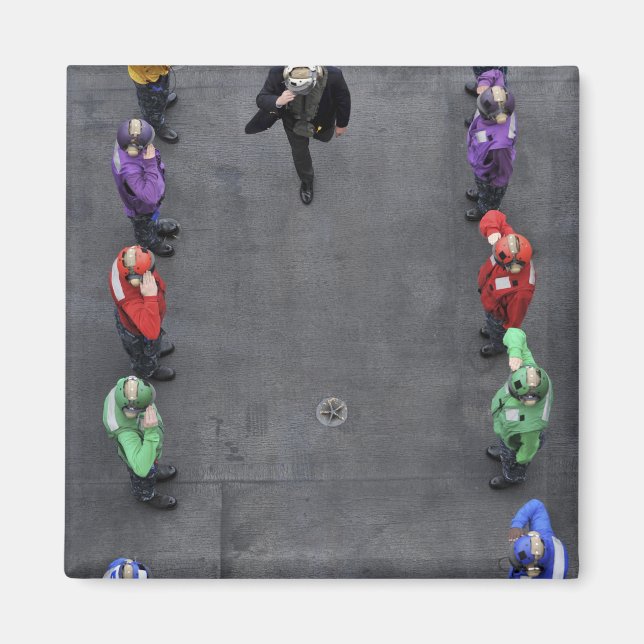 US-Marine Regenbogenhälften Magnet (Vorne)