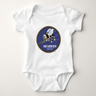 US-Marine   Seabees Baby Strampler