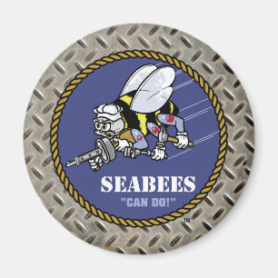 US-Marine Seabees Magnet