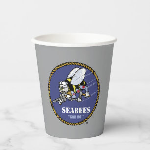 US-Marine Seabees Pappbecher