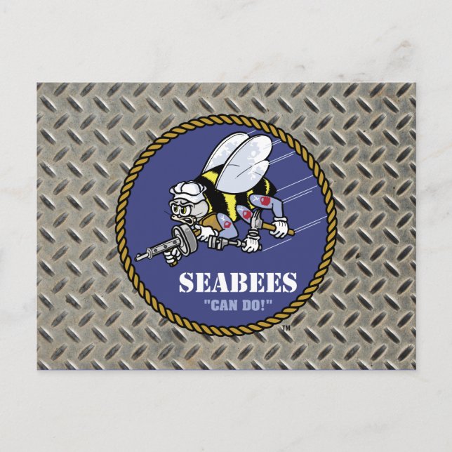 US-Marine | Seabees Postkarte (Vorderseite)