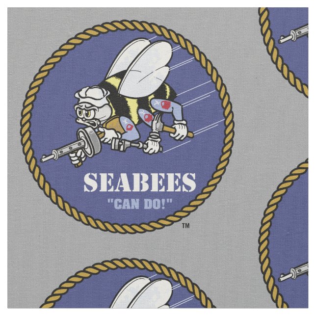 US-Marine | Seabees Stoff (Nahaufnahme)