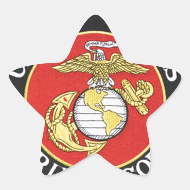 US Marine Siegel Stern-Aufkleber (Vorderseite)