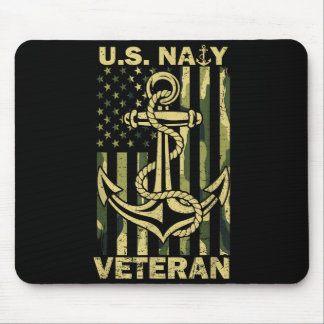 Us Marine Veteran Flag Tarnmuster amerikanischer P Mousepad