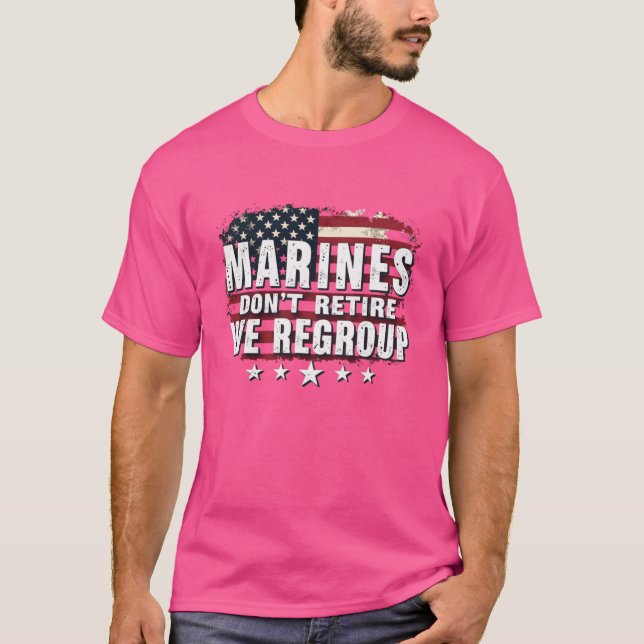 US Marine Veteran Souvenir Military T - Shirt (Vorderseite)