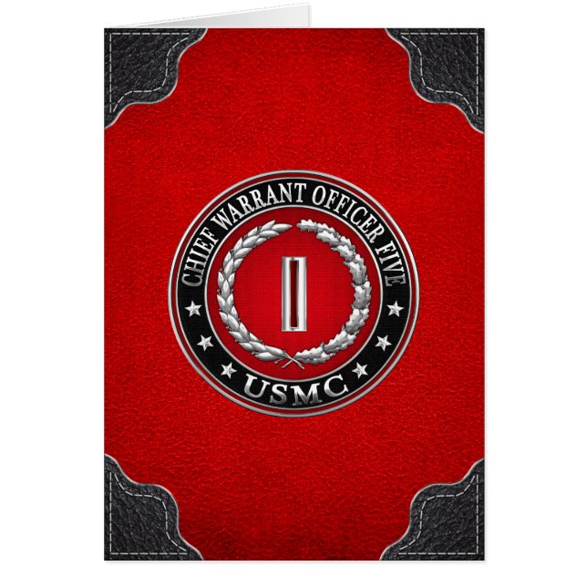 US-Marineinfanterie: Haftbefehl fünf (USMC CWO-5)  (Vorne)