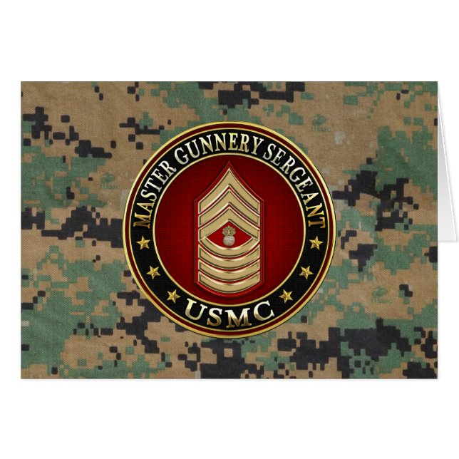 US-Marineinfanterie: Master Gunnery Sergeant (USMC (Vorderseite (Horizontal))