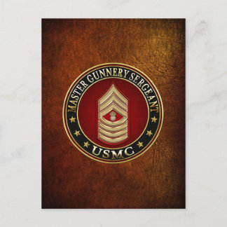 US-Marineinfanterie: Master Gunnery Sergeant (USMC Postkarte