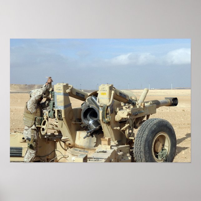 US-Marineinfanteristen bereiten sich auf die Entla Poster (Vorne)