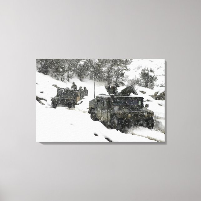 US-Marinepatrouille am Khowst-Gardez-Pass Leinwanddruck (Vorderseite)