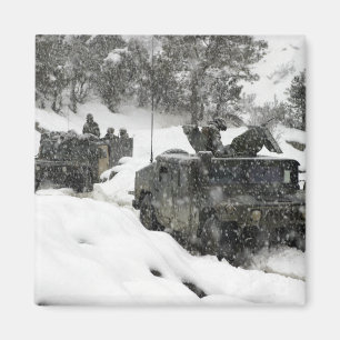 US-Marinepatrouille in Khowst-Gardez Durchlauf Magnet