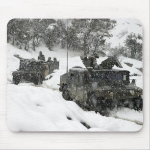 US-Marinepatrouille in Khowst-Gardez Durchlauf Mousepad