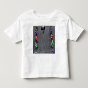 US-Marineregenbogen sideboys Kleinkind T-shirt
