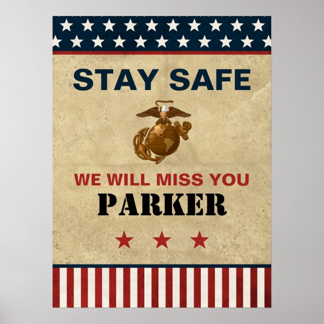 US Marines Corps Farewell Party - Rekrutierung Poster (Vorne)
