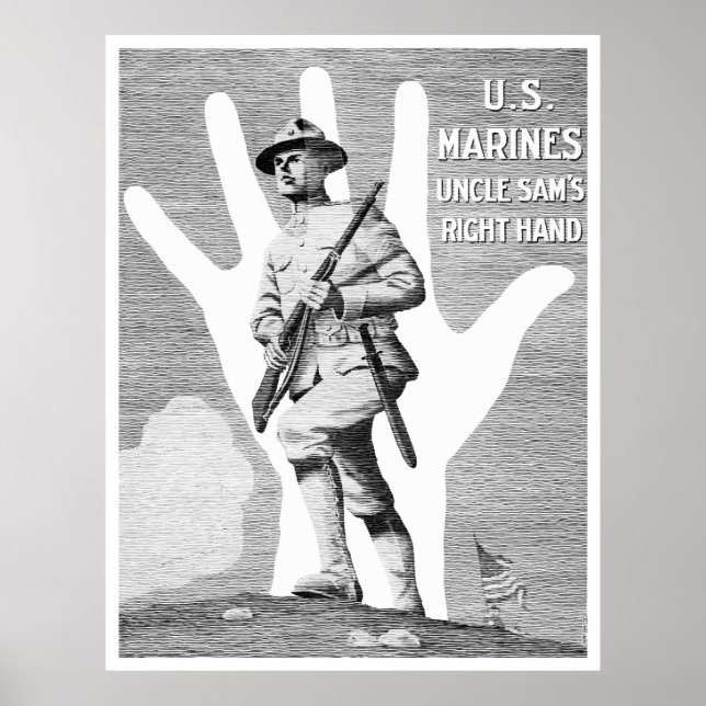 US-Marines — Onkel Sams rechte Hand Poster (Vorne)