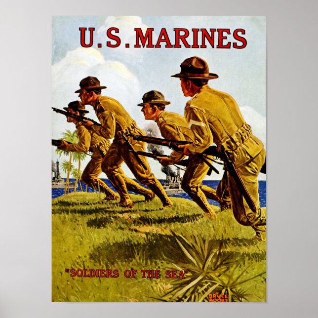 US-Marines ~ Seesoldaten Poster (Vorne)