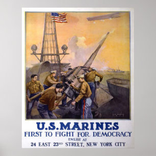 US-Marinesoldaten Poster