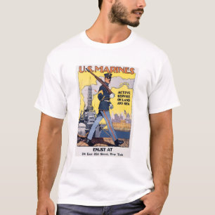 US-Marineweltkrieg-Plakat T-Shirt