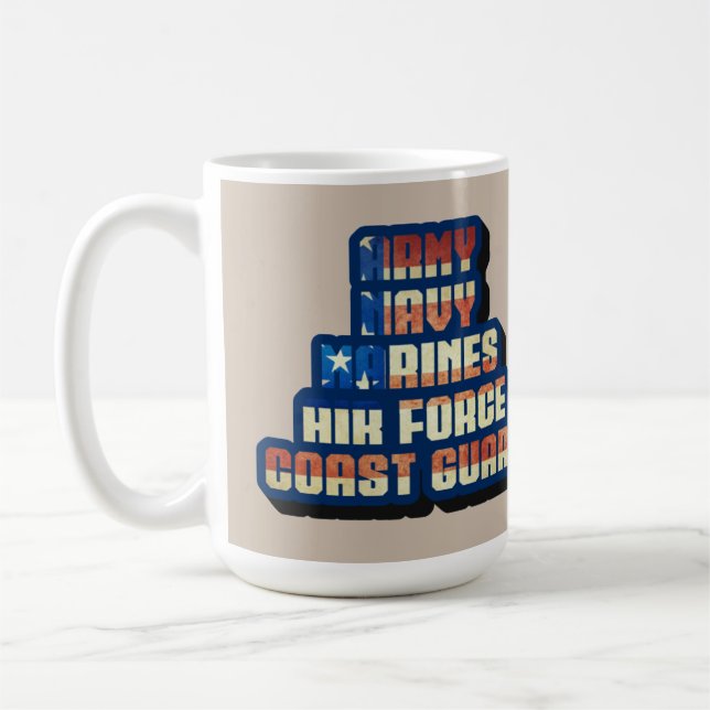 US-MILITÄR - DANKE KAFFEETASSE (Links)