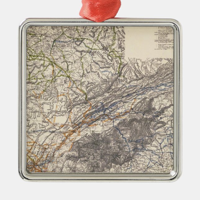 US-Militär Silbernes Ornament (Vorne)