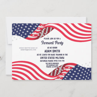 US-Militärbootcamp geht weg von der Party Einladun Einladung