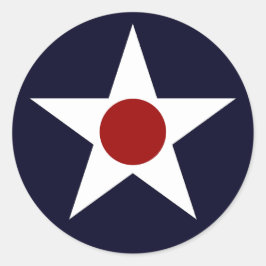 US-Militärflugzeugroundel - 241102-K Runder Aufkleber