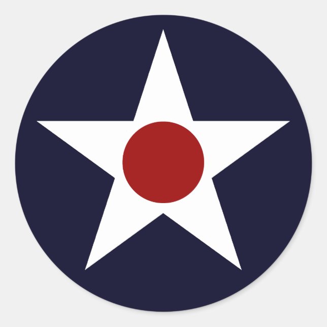 US-Militärflugzeugroundel - 241102-K Runder Aufkleber (Vorderseite)