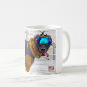 US-MILITÄRISCHER ARBEITSHUND KAFFEETASSE