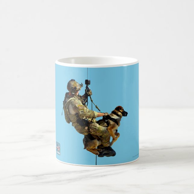US-MILITÄRISCHER ARBEITSHUND KAFFEETASSE (Mittel)