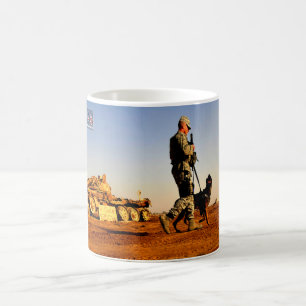 US-MILITÄRISCHER ARBEITSHUND KAFFEETASSE