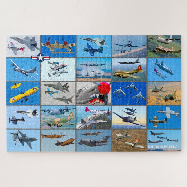 US-MILITÄRISCHES LEGACAFT "MONTAGE" PUZZLE (Horizontal)