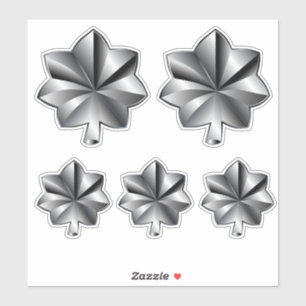 US-Militärstab - Oberstleutnant Aufkleber