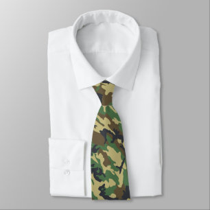 US Military Tarnung Green Camo Pattern Krawatte
