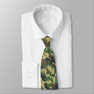 US Military Tarnung Green Camo Pattern Krawatte