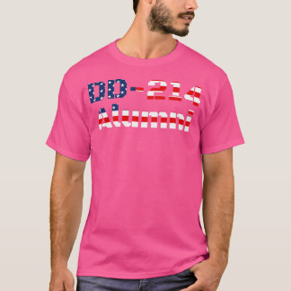 US Military Vet US American Flag D214 T-Shirt