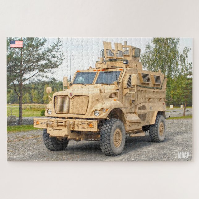 US-MRAP-FAHRZEUG (20 x 30 Zoll) Puzzle (Horizontal)