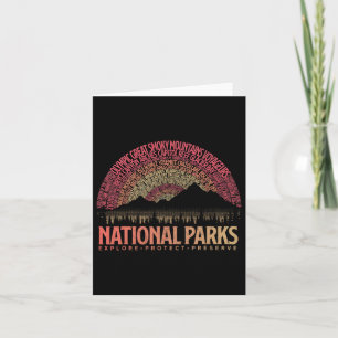 US National Parks Exploration Schützen Camping erh Karte