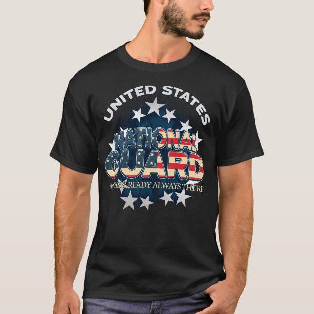US-Nationalgarde immer bereit immer bezüglich der T-Shirt (Vorderseite)