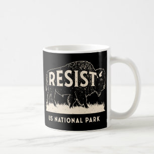US Nationalpark-Widerstandsservice Bison Büffel Kaffeetasse
