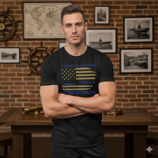 US Navy 250th Anniversary Submarine Honor Tee (Von Creator hochgeladen)