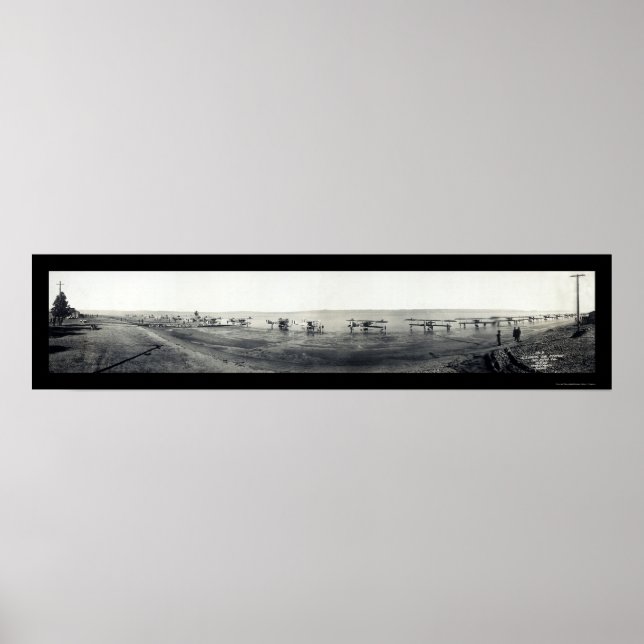 US Navy Airplanes CA Foto 1918 Poster (Vorne)