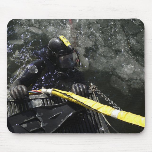 US Navy Diver startet seinen Tauchgang Mousepad (Vorne)
