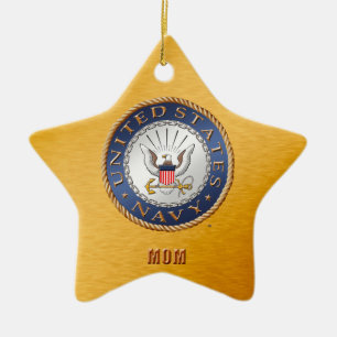 US Navy Mama Keramik Ornament