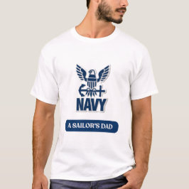 US Navy Matrosen-Vater T-Shirt – Stolz Navy Vater