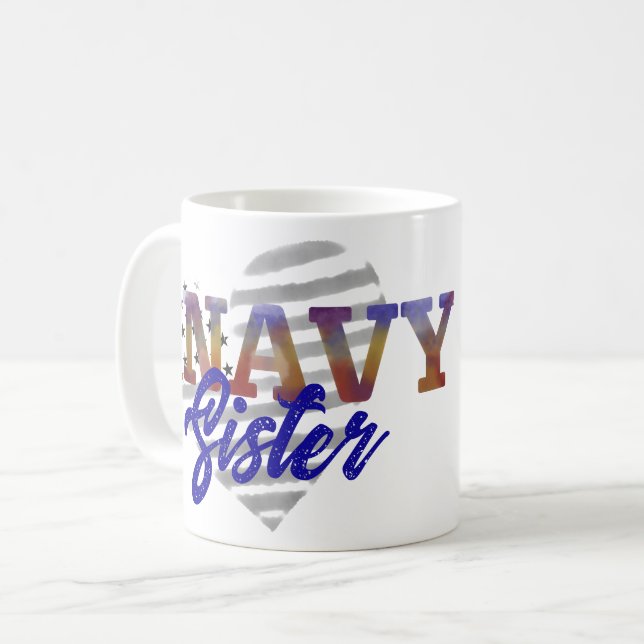 US NAVY Sister Tasse (Vorderseite Links)