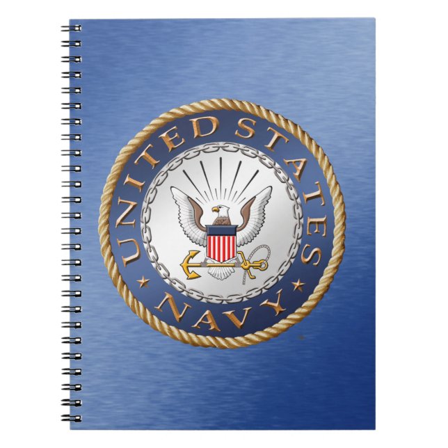 US Navy Spiral Foto Notebook Notizblock (Vorderseite)