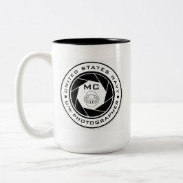 US Navy Underwater Fotograf MC COMCAM Zweifarbige Tasse