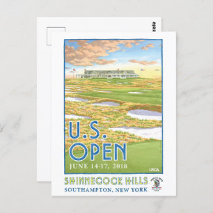 US open 2018 torrey Shinnecock Hills Geschenke Postkarte