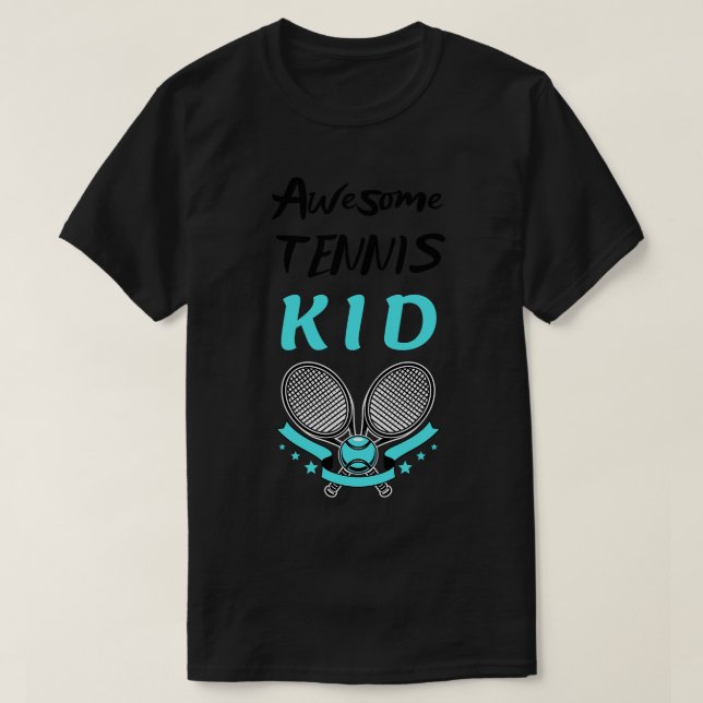 US Open Tennis Kid Racket T-Shirt (Design vorne)