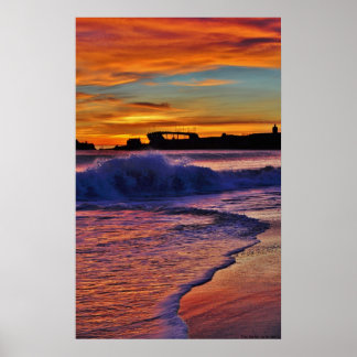US Palo Alto Sunset Poster